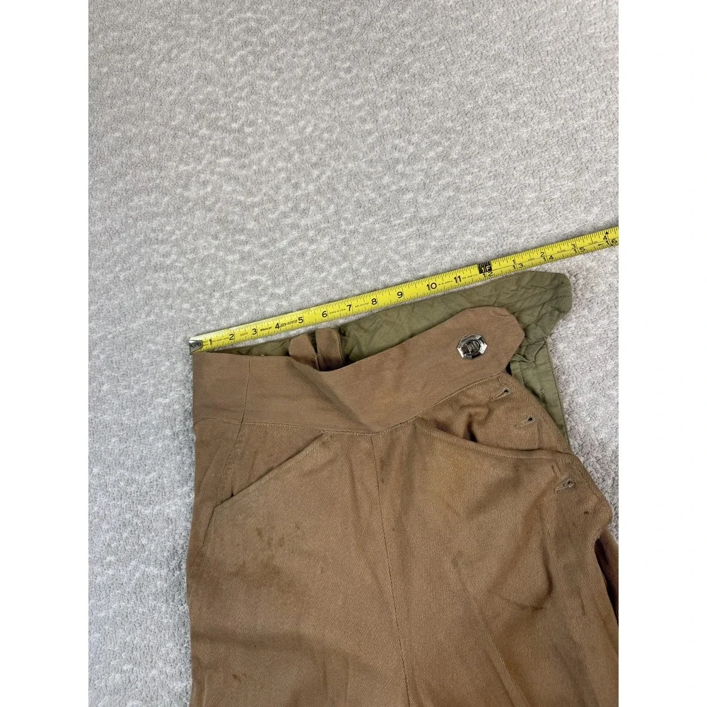 Vintage Over The Top Riding Togs Brown‎ Breeches Jodhpurs Suede Knee Patches
